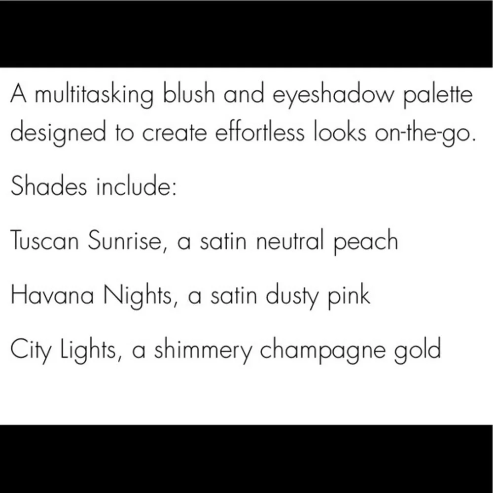 NIB Dusk To Dawn Blush & Highlighter Palette